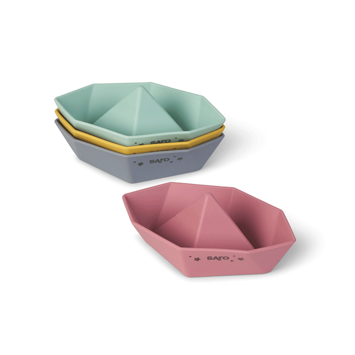 Set of four little boats "Origami"