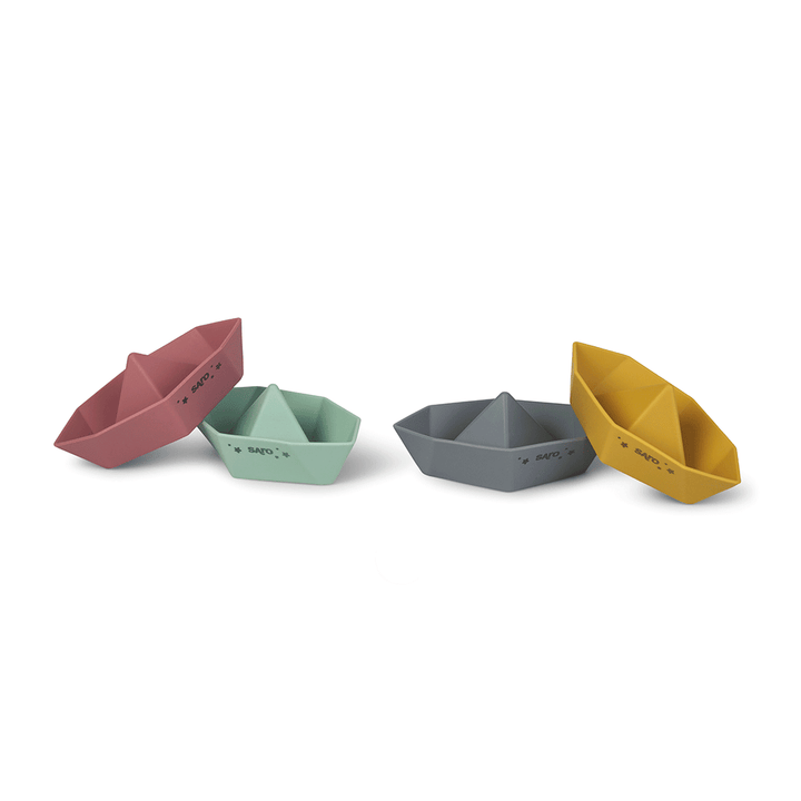 Set of four little boats "Origami"