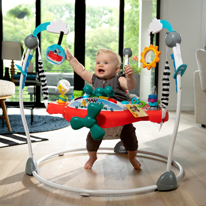 Airplane 2-in-1 Activity Jumper