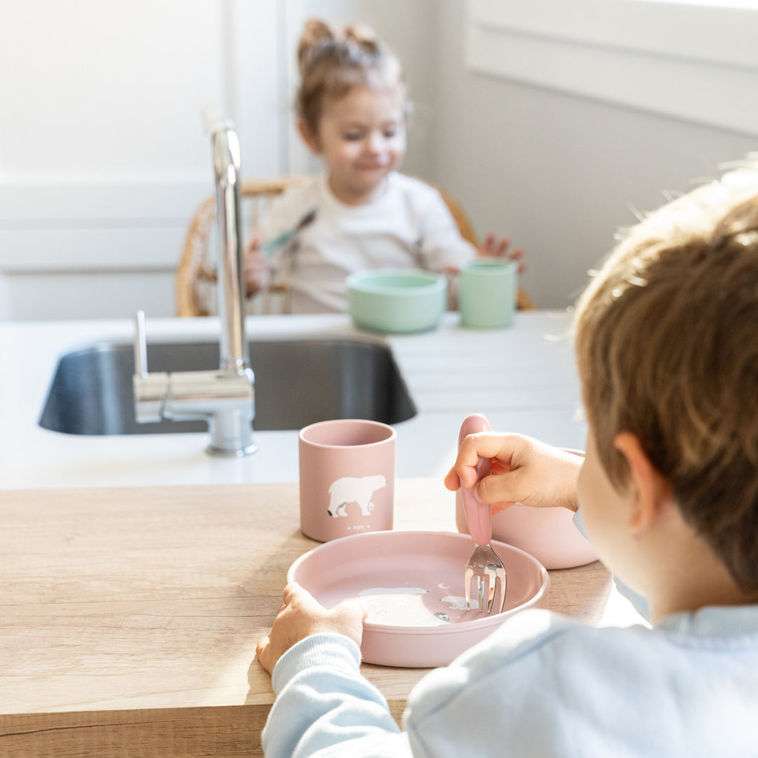 Children's steel cutlery