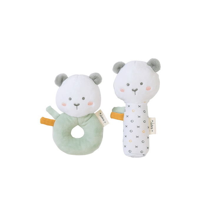 "Sweet and Fun" 2 Rattle Set