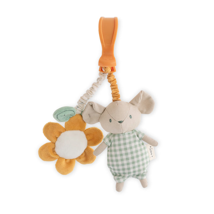 Mousie sonajero con pinza "Spring Cottage"