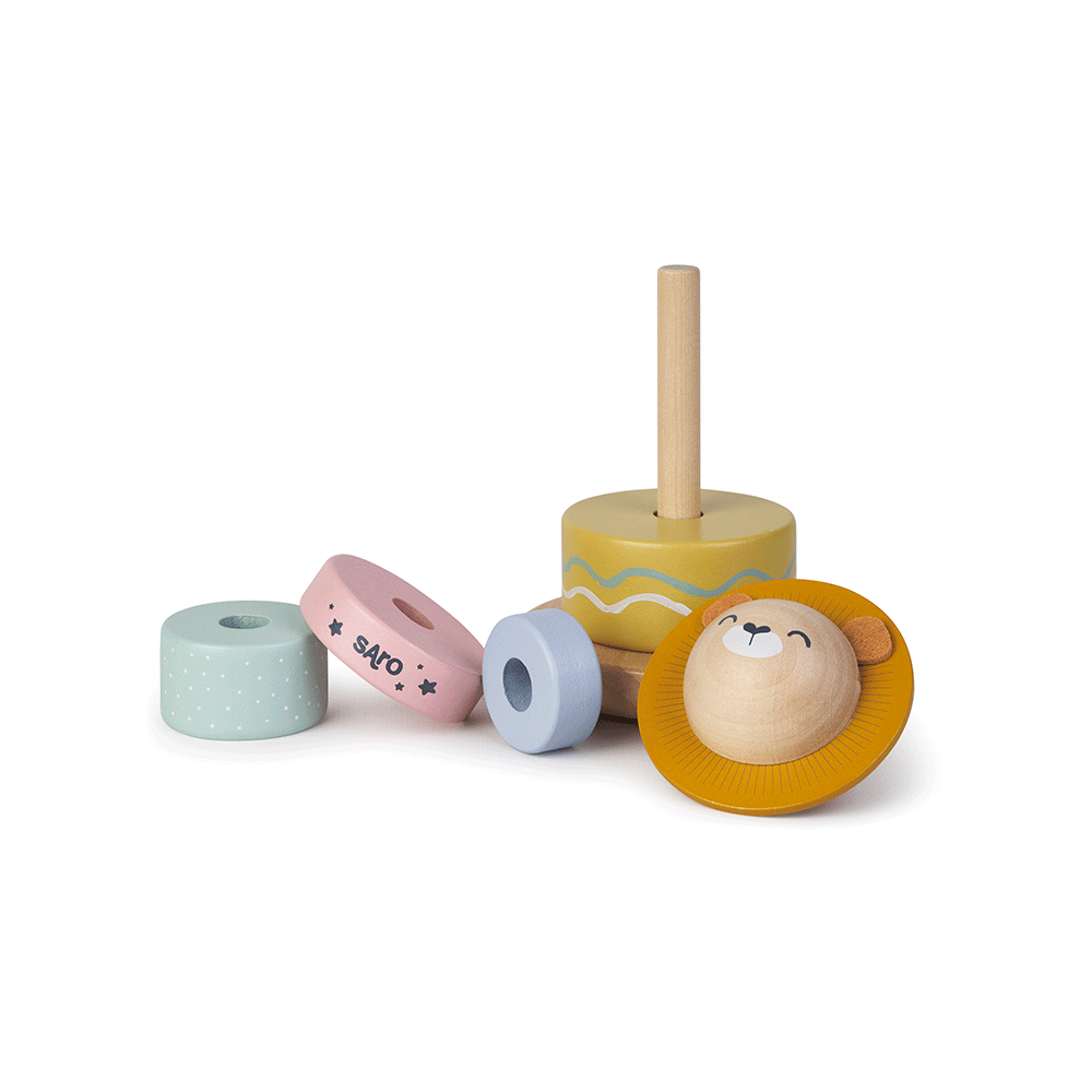 Wooden stacking toy